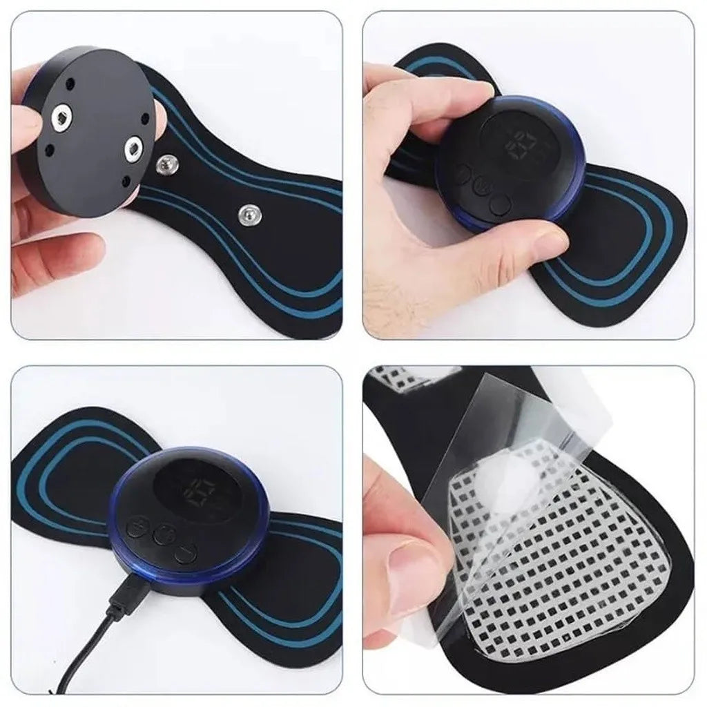 Mini Rechargeable Electric Portable Muscle Relaxing Massager Free Delivery