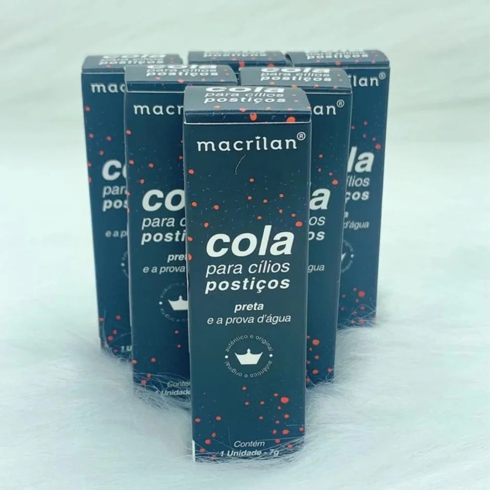 Cola para Cílios Postiços Preto à Prova d'Água Macrilan