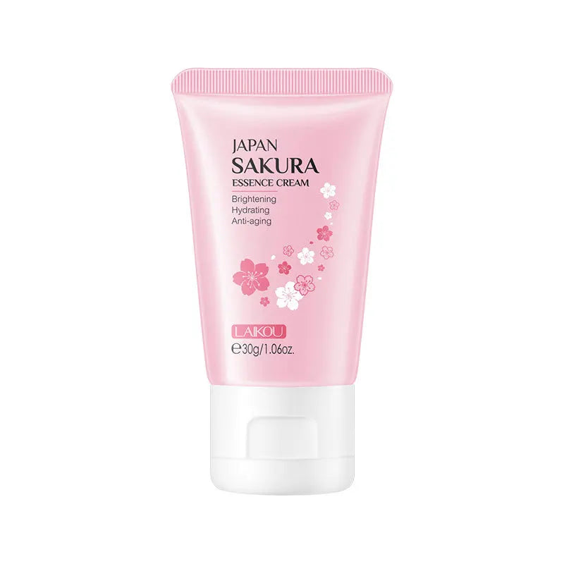 Creme Facial Essência Sakura 30g LAIKOU – Hidratante e Refrescante com Flor de Cerejeira